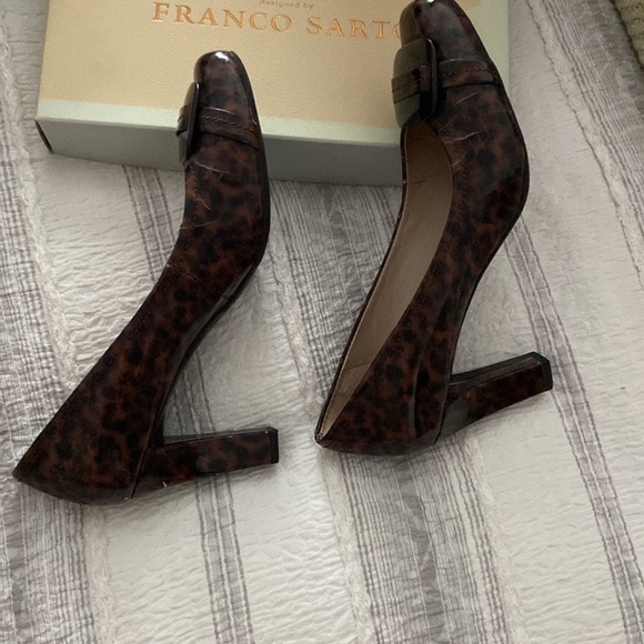 Franco Sarto Leopard Patent Leather heels - 7/12. Classic yet sexy and STUNNING! - Picture 6 of 12